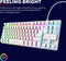 Trust GXT 833W Thado - TKL Gaming Toetsenbord - Programmeerbare toetsen - Wit