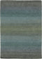 Panorama Grey Blue Vloerkleed - 80x300 - Rechthoek - Laagpolig Tapijt - Modern - Meerkleurig