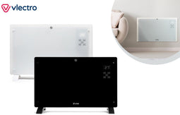 Vlectro - Slim verwarmingspaneel - Instelbare timer - Wit