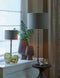 Light & Living Vandy - Cilinder Lampenkap - Ø30x21cm - Olijfgroen