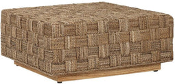 MUST Living Coffee table Chess Board square,33x70x70 cm, natural abaca