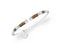 Scmyk BG-264 - Armband - Zilver plated met lichtbruin en gebroken wit - Havana Spritz