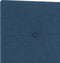 vidaXL - Hoofdbord - met - Knopen - Blauw - 100 - cm - Stof