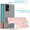 iMoshion Hoesje Geschikt voor Samsung Galaxy A52 (4G) / A52s / A52 (5G) Hoesje Siliconen - iMoshion Design hoesje - Roze / Meerkleurig / Goud / Pink Graphic