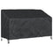 Tuinbankhoes Zwart 165 x 70 x 65 / 94 cm 600D stof