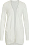 VILA VIRIL OPEN LS KNIT CARDIGAN - Dames - Halflang - Wit - Maat L