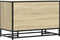 vidaXL - Schoenenbank - 80x40x53,5 - cm - bewerkt - hout - en - metaal - sonoma - eiken