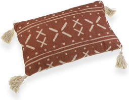 Kussen Versa Rood Kwastjes 10 x 30 x 50 cm
