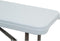 Inklapbare cateringbank - 183x28x43cm - Wit