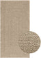 vidaXL - Vloerkleed - ZIZUR - beige - binnen - en - buiten - 80x150 - cm - jute - look