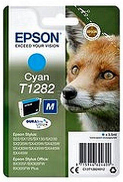 Epson T1282 - Inktpatroon - DURABrite Ultra Ink - Cyaan (3,5 ml)