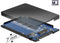 DeLOCK 2.5'' - Converter SATA 22 pin > M.2 - Externe behuizing voor M.2 SSD (max. 80mm) - Zwart