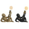 Bureaulamp DKD Home Decor 31,5 x 18 x 27 cm Gouden Metaal Koper Hars 220 V 50 W (2 Stuks)