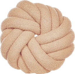 AKOLA - Sierkussen - Beige - 31 x 31 cm - Bouclé