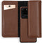 Selencia Hoesje Geschikt voor Samsung Galaxy S20 Ultra Hoesje Met Pasjeshouder - Selencia Eny Uitneembare Vegan Lederen Clutch - Bruin