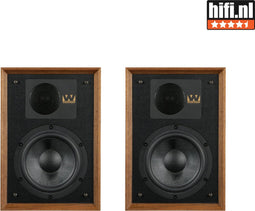 Wharfedale Denton (2023) - Boekenplank luidspreker - Moderne geluidskwaliteit - Walnoot (per paar - 2 stuks)