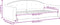 vidaXL - Slaapbank - 100x200 - cm - stof - zwart
