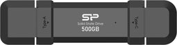 Silicon Power DS72 - Portable SSD 500GB - USB 3.2 Gen2 1050MB/s - Zwart
