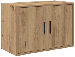 vidaXL - Garage - wandkast - bewerkt - hout - ambachtelijk - eiken