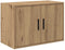 vidaXL - Garage - wandkast - bewerkt - hout - ambachtelijk - eiken