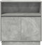 vidaXL - Dressoir - met - LED - Beton - Grijs - 71x34,5x75 - cm - Geperst - Hout
