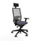 Bureaustoel met hoofdsteun Piqueras y Crespo 3D066G1 Donker grijs