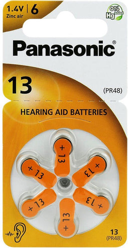 Panasonic PR48 - Hoorbatterij 1.4 V - 310 mAh - Oranje (6 stuks)