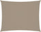 vidaXL - Zonnescherm - rechthoekig - 3,5x4,5 - m - oxford - stof - taupe
