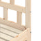vidaXL - Slaapbank - met - onderschuifbed - 90x200 - cm - massief - grenenhout