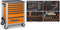 Gereedschapswagen 7 Laden Beta Oranje incl. 240-delig assortiment