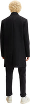 TOM TAILOR wool coat - Heren Jas - Lange mouwen met reverskraag - M