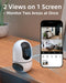virtavo Binnencamera - Dual Lens - 360 pan/kantelbaar - Nachtzicht kleur