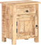 vidaXL - Nachtkastje - 40x30x50 - cm - ruw - mangohout