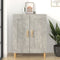 vidaXL - Dressoir - 69,5x34x90 - cm - bewerkt - hout - betongrijs