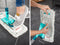 Leifheit Profi vloerwisser XL - 42 cm wisbreedte - 360° draaibare scharnier - Turquoise Grijs Wit