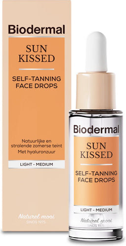 Biodermal Self-Tanning Face Drops - Zelfbruiner gezicht - Vegan - 30 ml