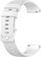 Siliconen Sport Bandje Geschikt voor Samsung Galaxy Watch 5 / Pro / 4 / 3 / Active 2 - Wit