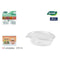 Herbruikbare voedselbakjes Algon OPS 375 ml 16 x 12,7 x 4,7 cm (4 Onderdelen) (24 Stuks)