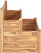 vidaXL - Plantenbak - 2-laags - 110x75x84 - cm - massief - acaciahout