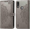 iMoshion Hoesje Geschikt voor Motorola Moto E7i Power Hoesje Met Pasjeshouder - iMoshion Mandala Bookcase - Grijs