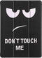 imoshion Tablet Hoes - Geschikt voor iPad Pro 12.9 (2017) - Design Trifold Bookcase - Don't touch