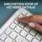 Logitech Signature Slim K950 - Draadloos Toetsenbord - Schakelen tussen 3 apparaten - Qwerty US Wit