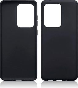 Qubits - Softcase hoes - Geschikt voor Samsung Galaxy S20 Ultra - Zwart
