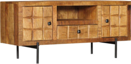 Tv meubel mangohout - Tv meubel klassiek - Tv meubel 120cm