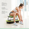 Wonder Core, Rock n Fit – Fitness trilplaat – Vibratietrainer - fitnessapparaat – 3-in-1 trilplaat met zitje – Full body hometrainer - Trainingsstoel - Fitness stoel - Buiktrainer - weerstandstrainer