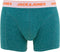 JACK&JONES JACSUPER TWIST TRUNKS - 3-Pack boxershorts - Effen gemeleerd - Grijs licht blauw groen (3-pack)