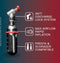 Weldtite Jetvalve co2 cilinders per 5 stuks