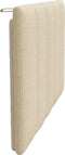 vidaXL - Hoofdbordkussen - 90 - cm - stof - crèmekleurig