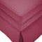 vidaXL - Chaise - longue - met - bolster - en - rechterarmleuning - fluweel - wijnrood