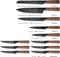 Dymund® Messenset - 13-delig - RVS - Zwart
